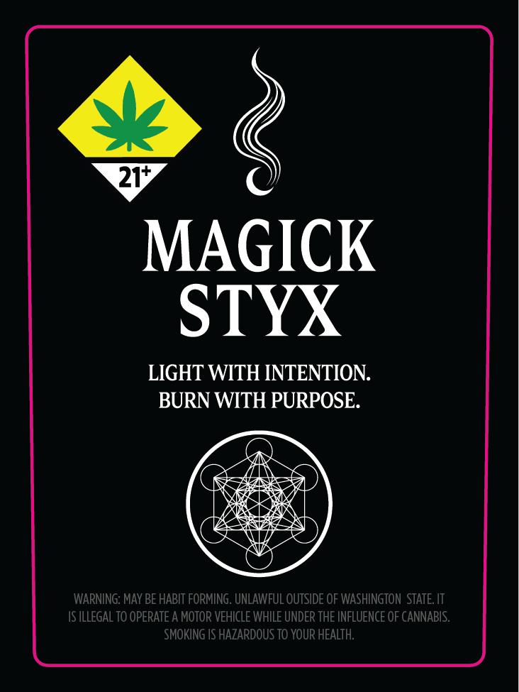 Magick Styx Joint Label Silver