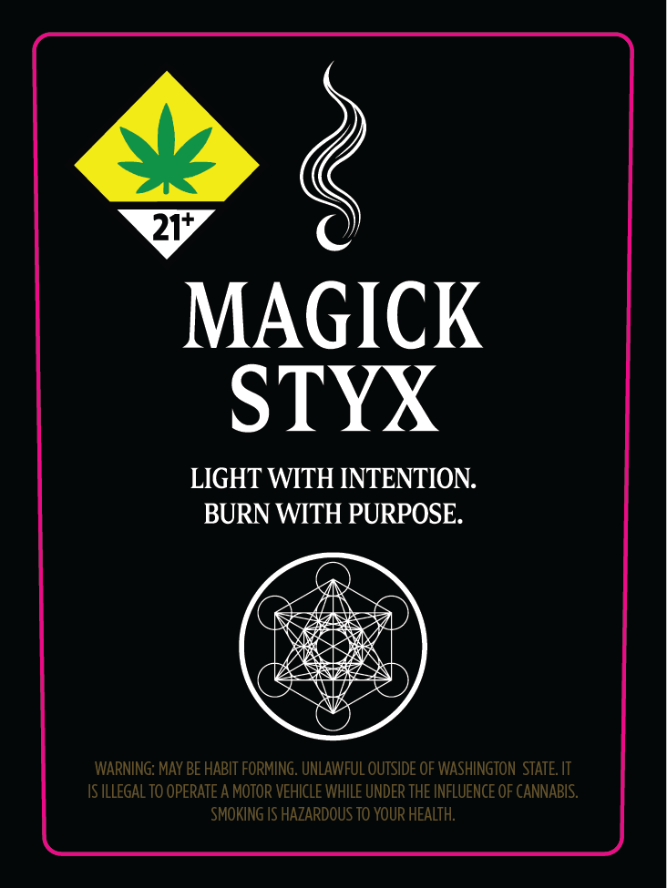 Magick Styx Joint Label Gold