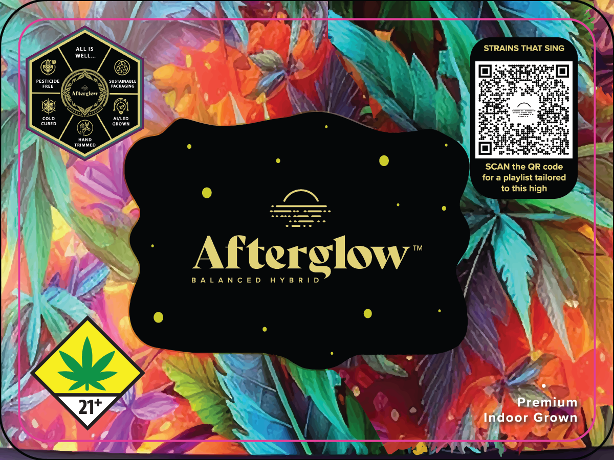 Afterglow 3.5g Jar Label