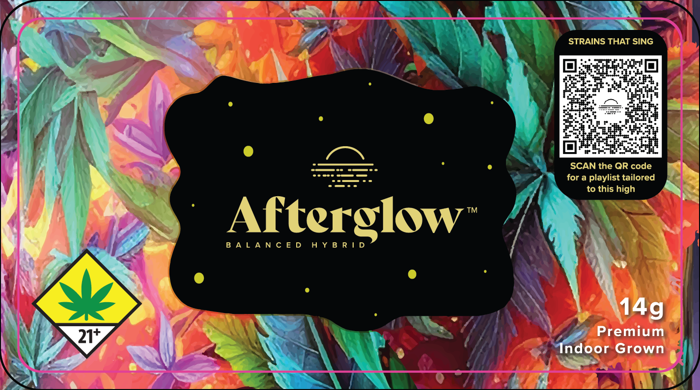 Afterglow 14g Jar Label