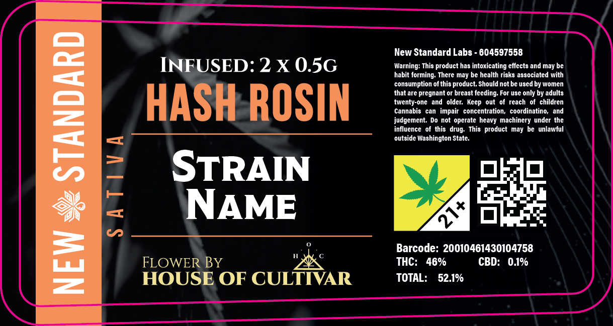 New Standard Labs Infused Prerolls