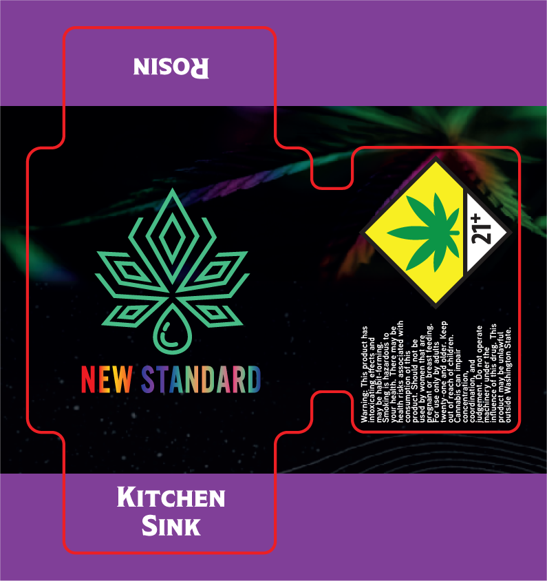 New Standard Labs Rosin Label