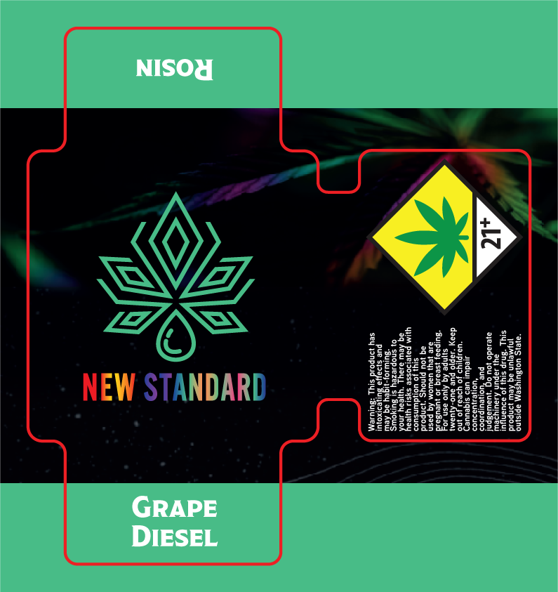 New Standard Labs Rosin Label