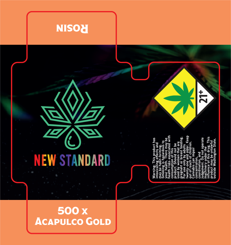 New Standard Labs Rosin Label