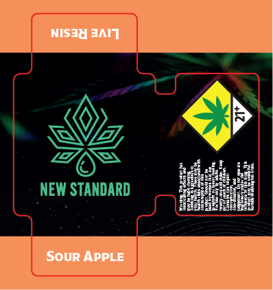 New Standard Labs Live Resin Label