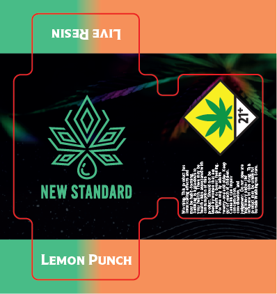 New Standard Labs Live Resin Label