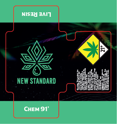 New Standard Labs Live Resin Label