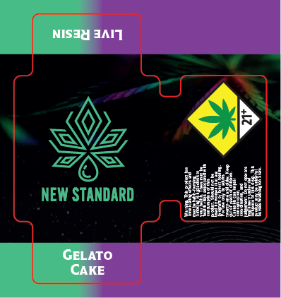New Standard Labs Live Resin Label