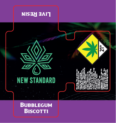New Standard Labs Live Resin Label