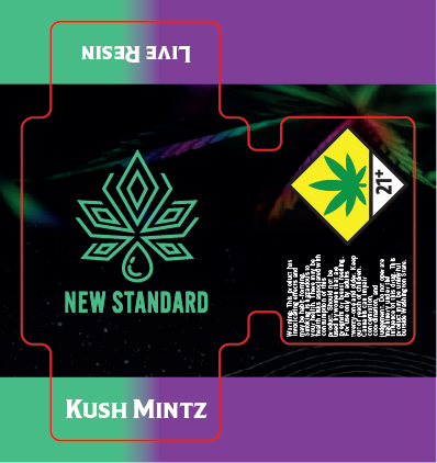 New Standard Labs Live Resin Label