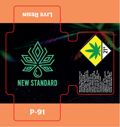 New Standard Labs Live Resin Label