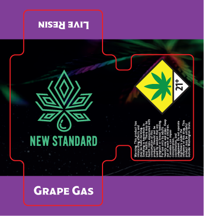 New Standard Labs Live Resin Label