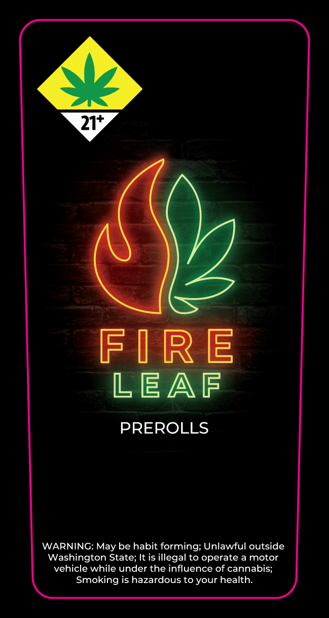 Fire Leaf Joint Label