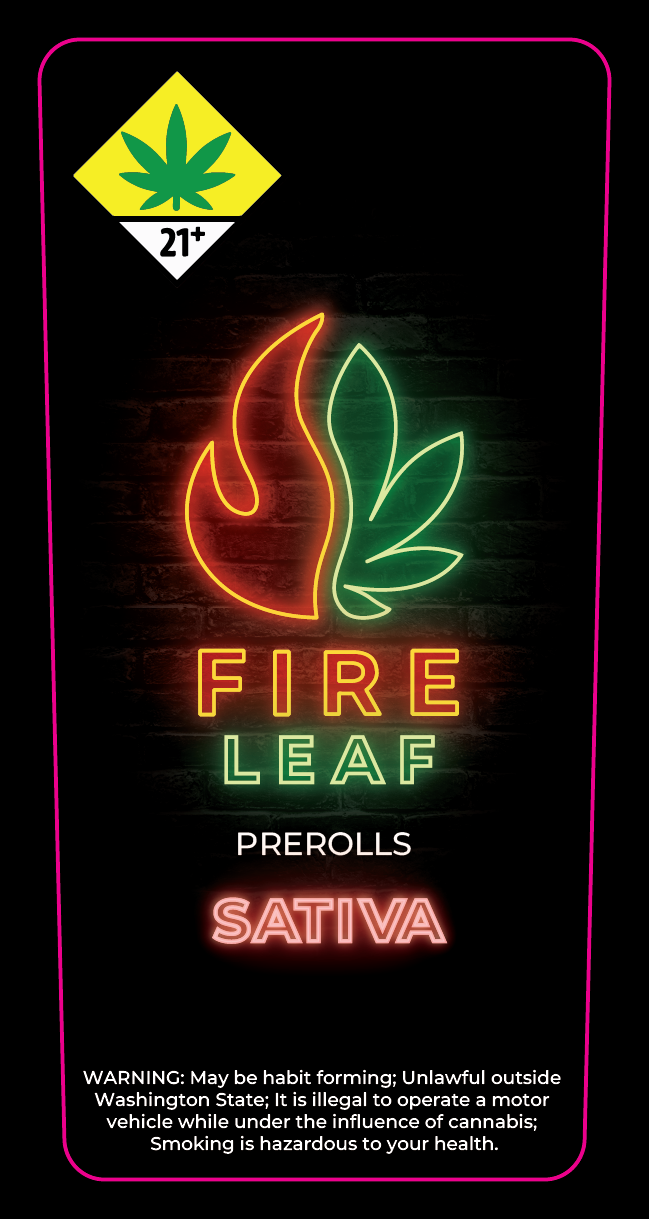 Fire Leaf Joint Label