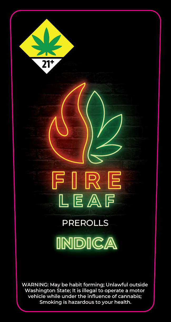 Fire Leaf Joint Label
