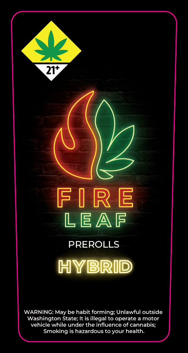 Fire Leaf Joint Label