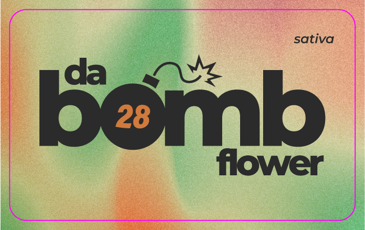 Da Bomb Flower Label