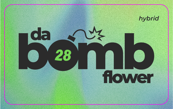 Da Bomb Flower Label