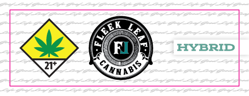 Fleek Leaf Labels 1x3