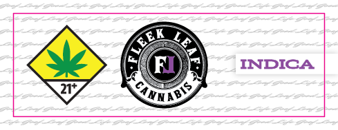 Fleek Leaf Labels 1x3