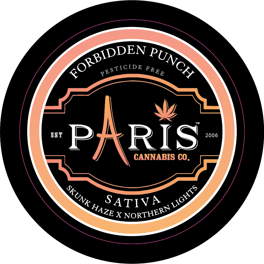 Paris Large Round Stickers