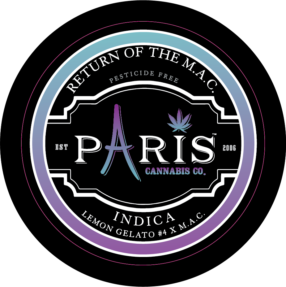 Paris Large Round Stickers