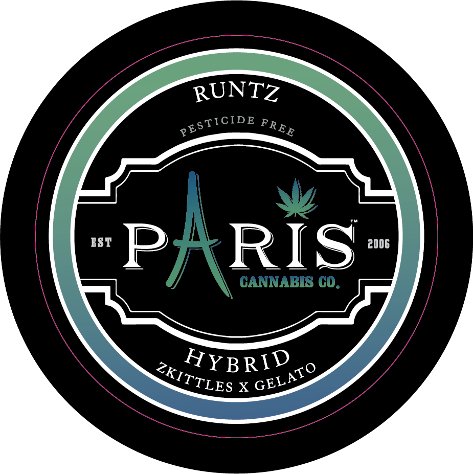 Paris Large Round Stickers