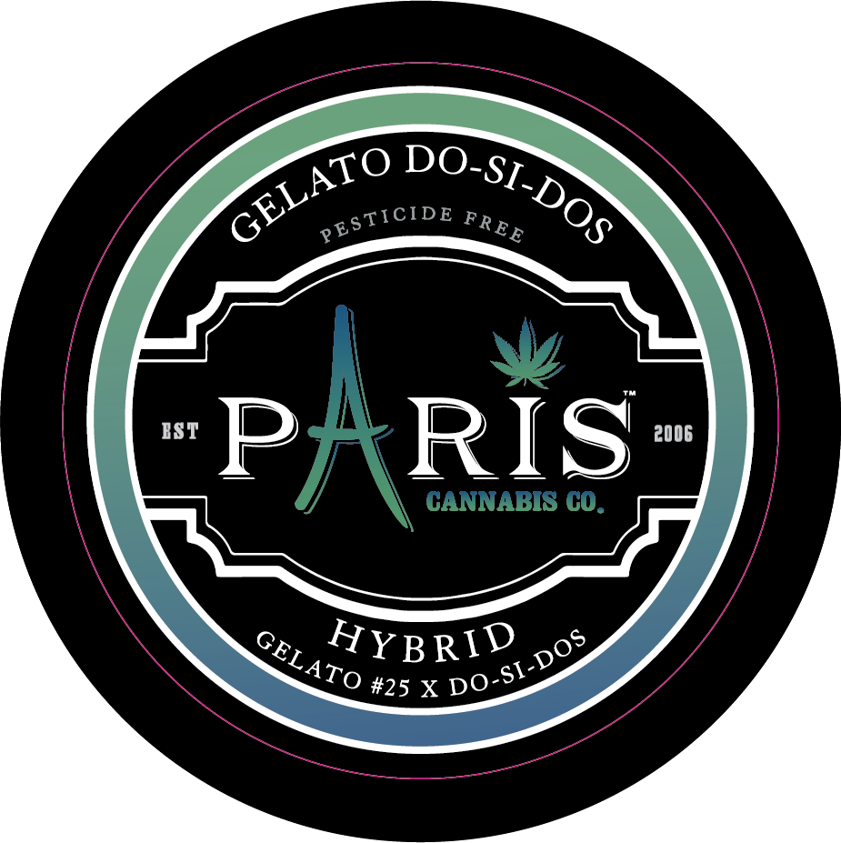 Paris Large Round Stickers