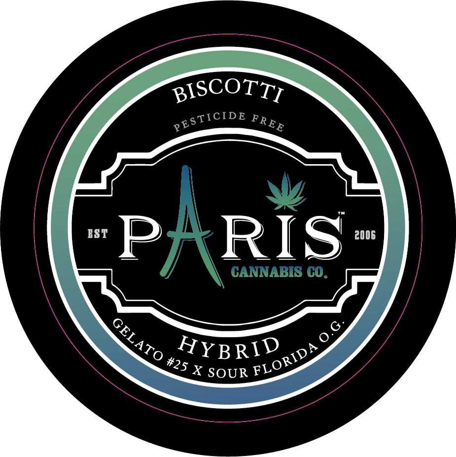 Paris Large Round Stickers