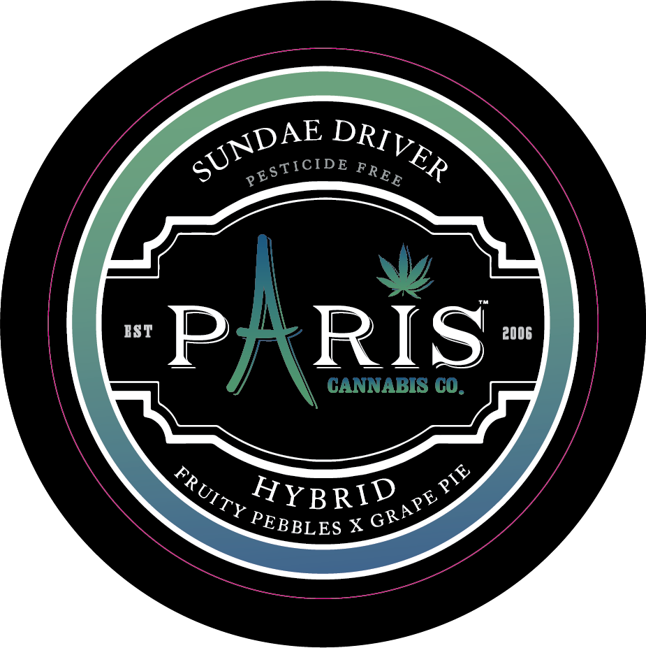 Paris Large Round Stickers