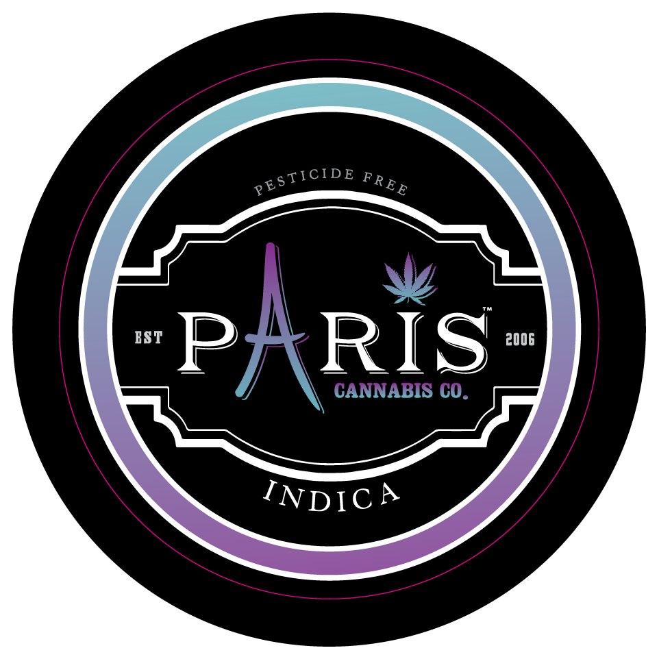 Paris Large Round Stickers