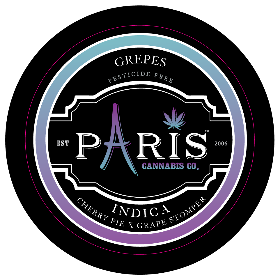 Paris Large Round Stickers