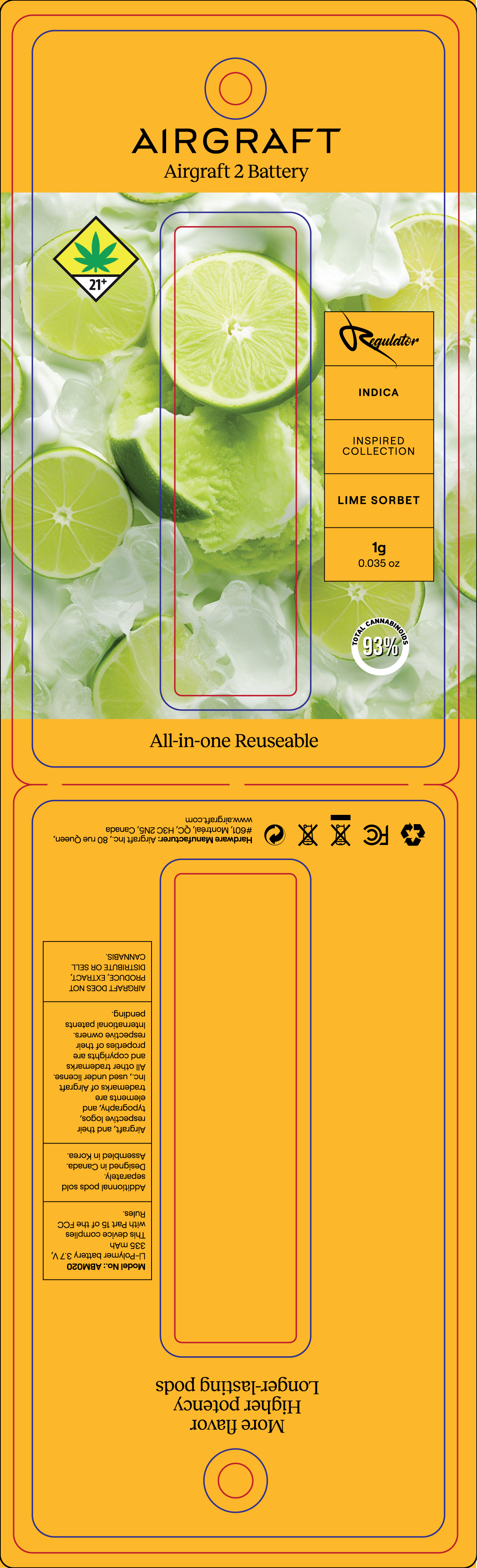 Airgraft Regulator Reusable Vape