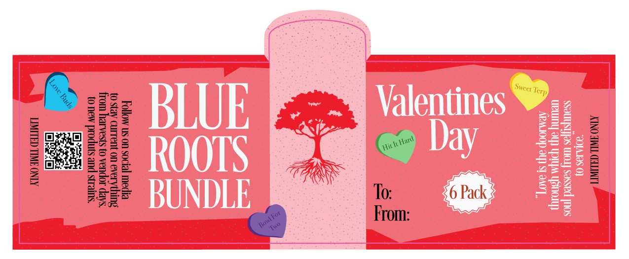 Blue Roots Holiday Stickers