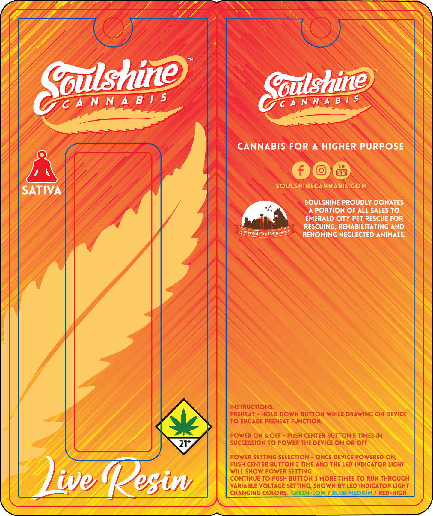 Soulshine REX Disposable Live Resin