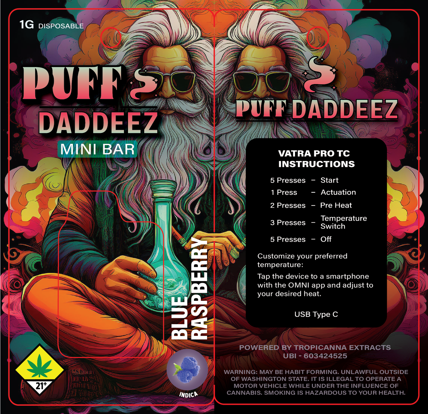 Puff Daddeez 1G