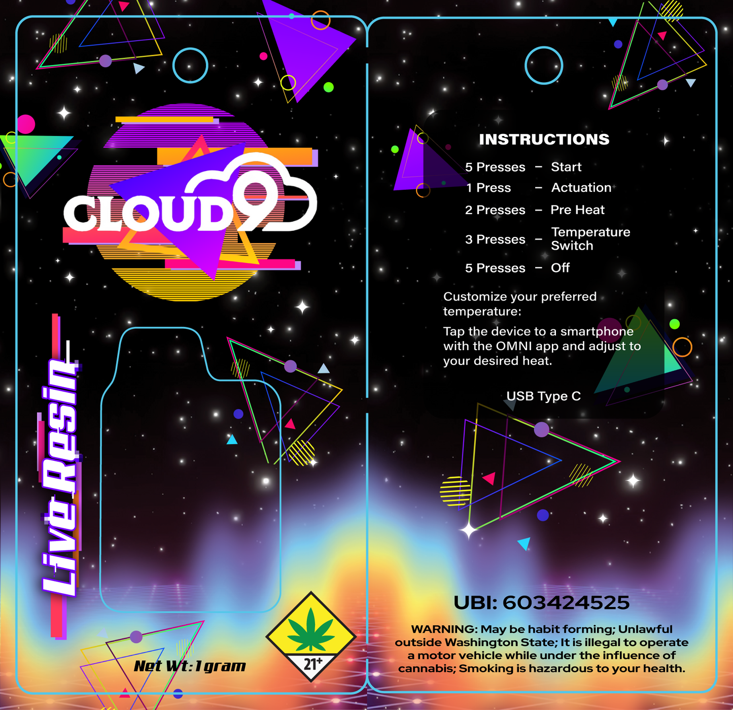Cloud 9 Vatra Pro Disposables