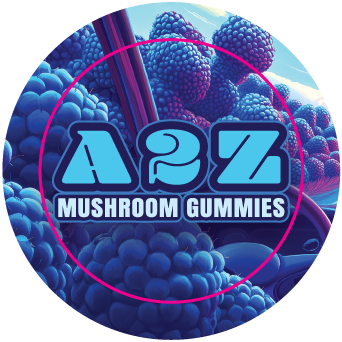 A2Z Shrooms Labels Small Rounds