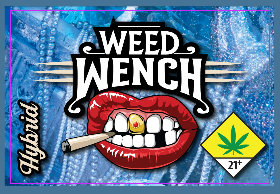 Weed Wench Labels 2x3 Label