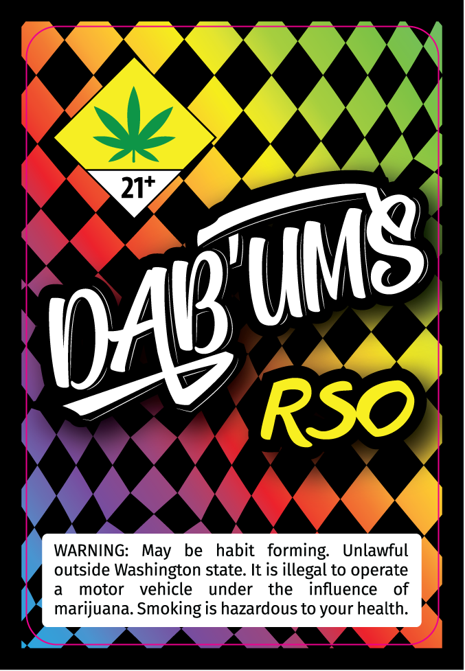 Dab Ums 2x3 Label