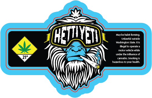 7g Hetti Yeti Jar Label