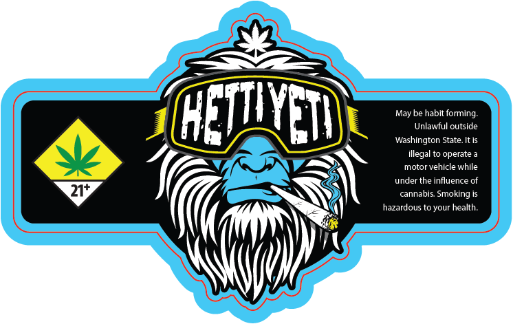 14g Hetti Yeti Jar Label
