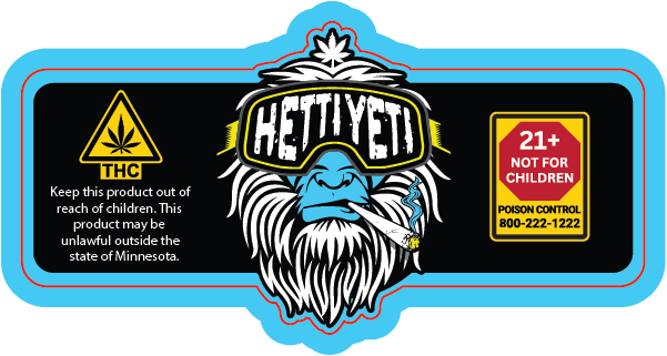 MN - Hetti Yeti 7g Flower Jar Label