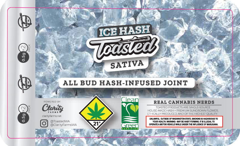 Ice Hash Joint Tube Labels