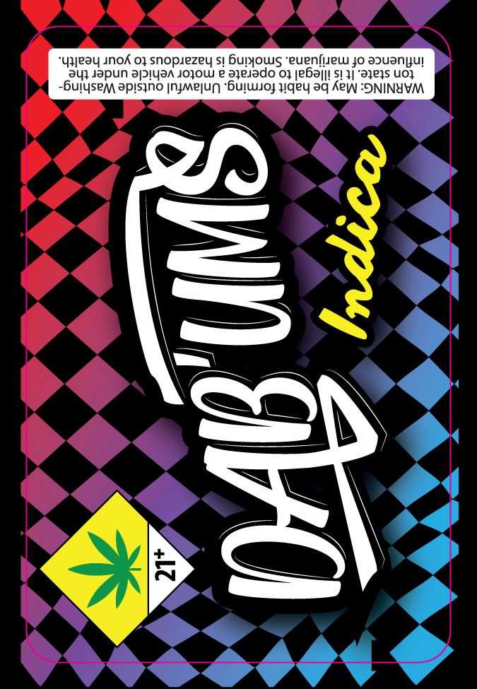 Dab Ums 3x2 Label
