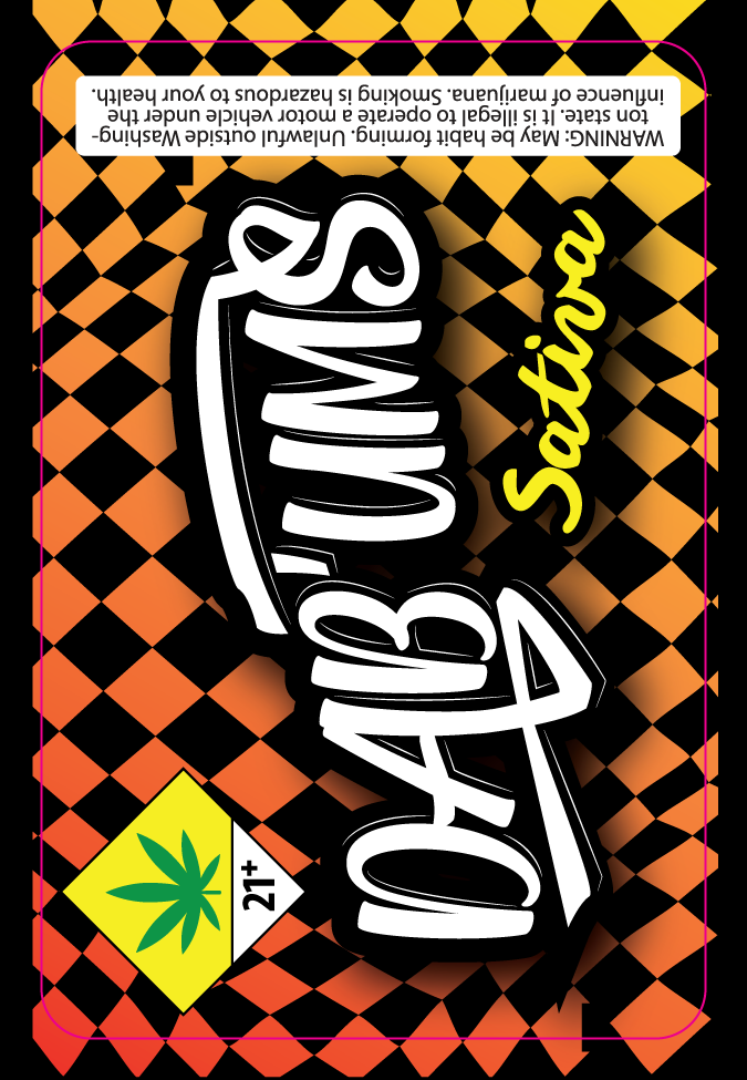 Dab Ums 3x2 Label