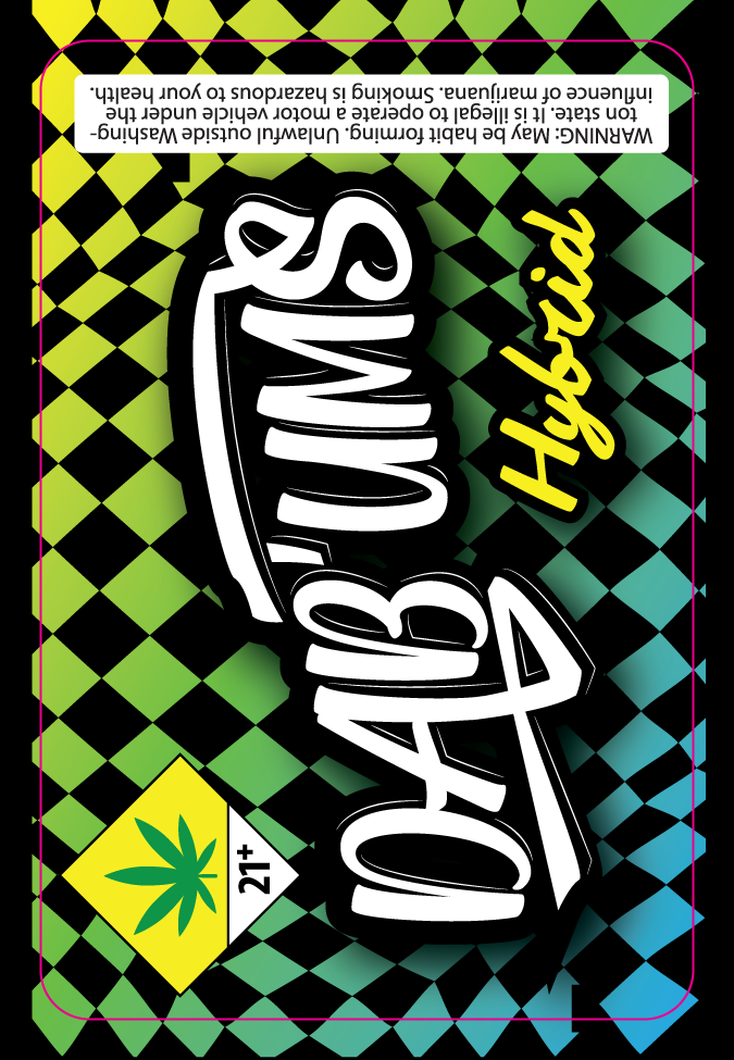Dab Ums 3x2 Label