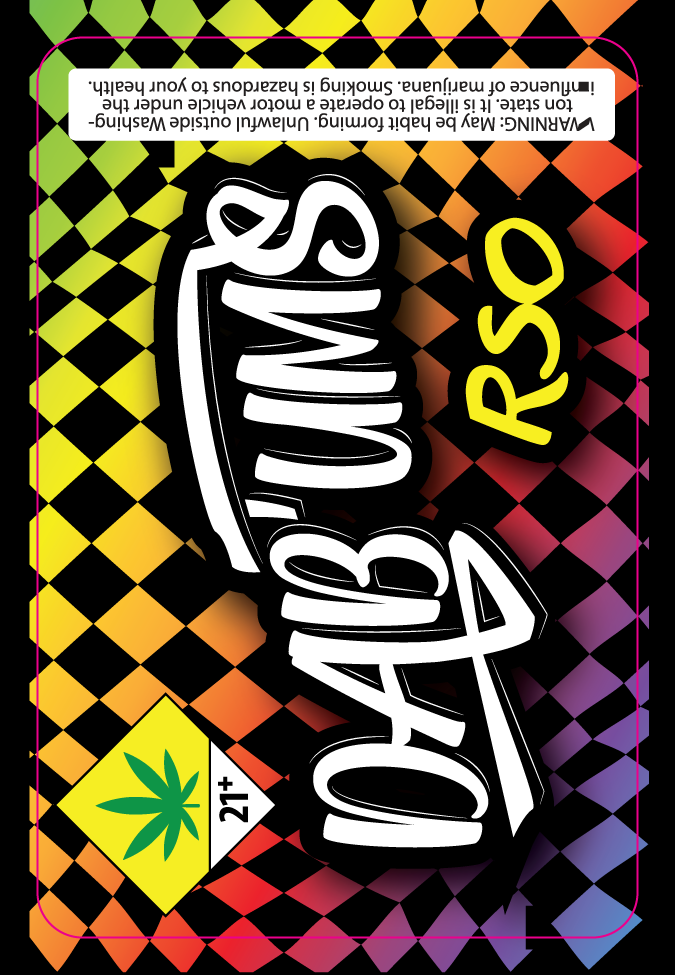 Dab Ums 3x2 Label