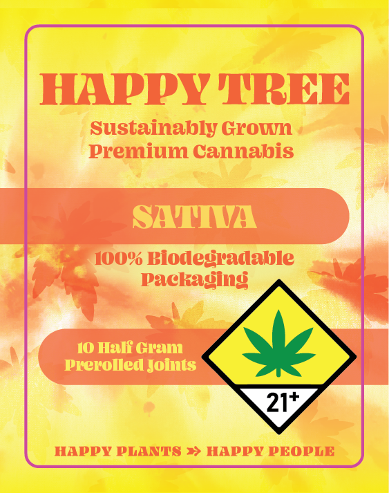 Happy Tree Box Sticker