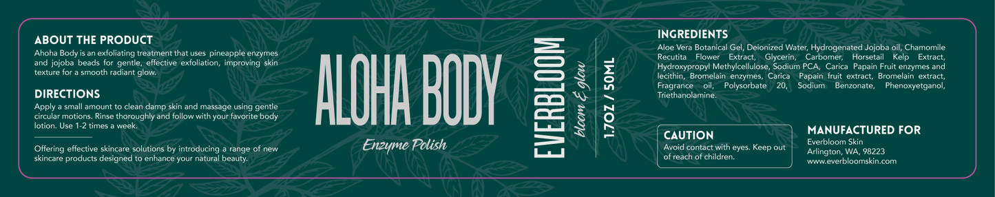 Everbloom 50ML 6.6x1.1in Labels